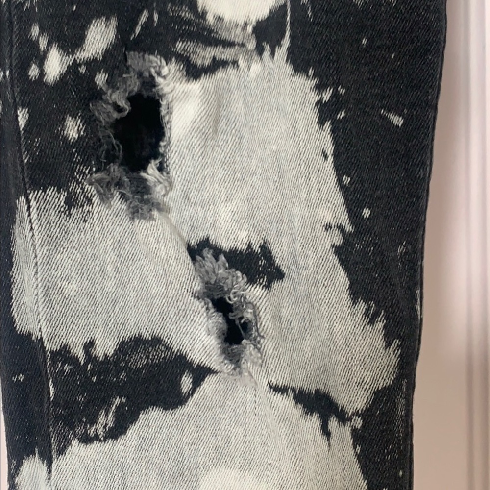 Zara Skinny Jeans Paint Splatter Design Gem